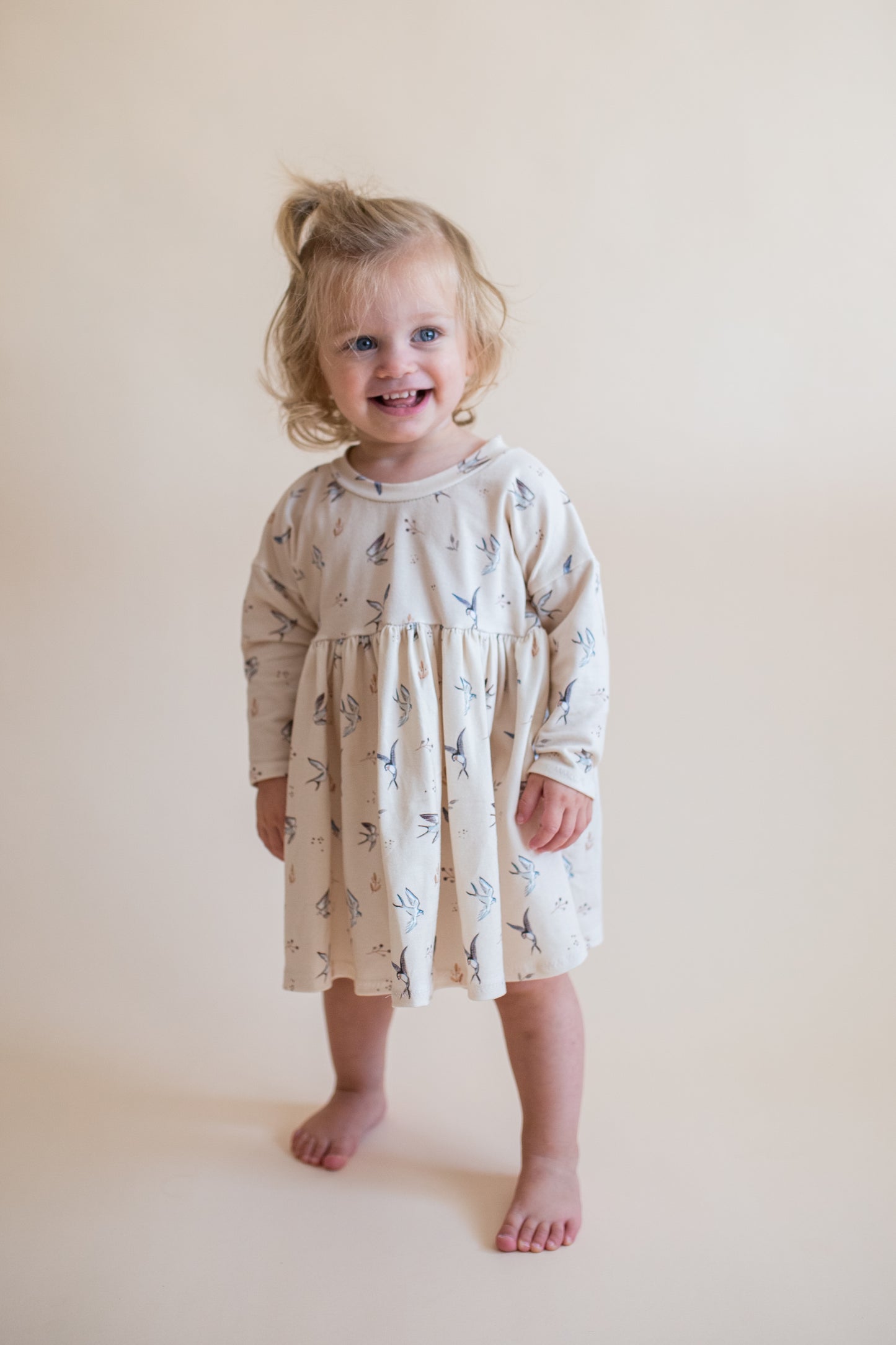 Swallow Long Sleeve Dress