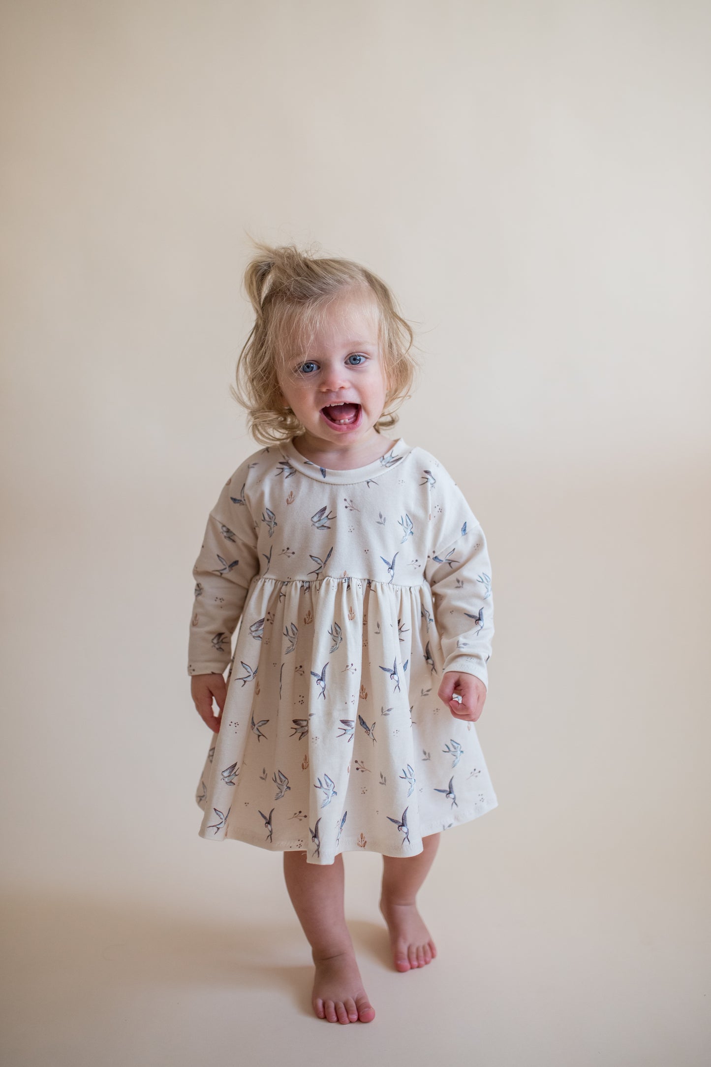 Swallow Long Sleeve Dress