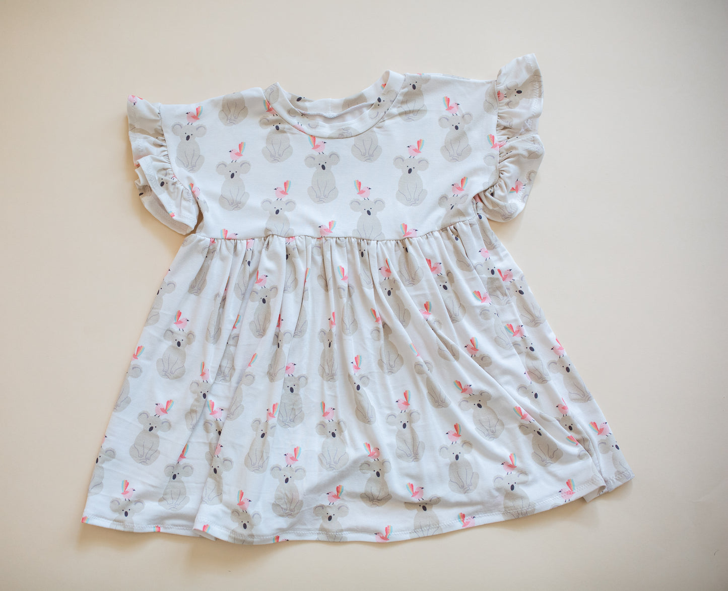 Ruffle Koala Bird Dress