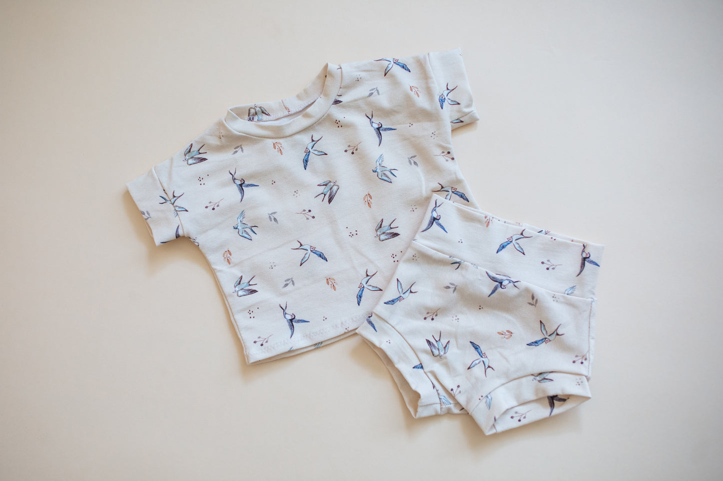 0-3m Swallow Birdie Two Piece Set
