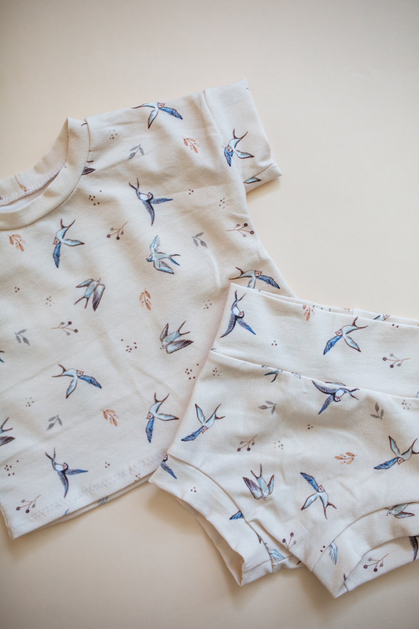 0-3m Swallow Birdie Two Piece Set
