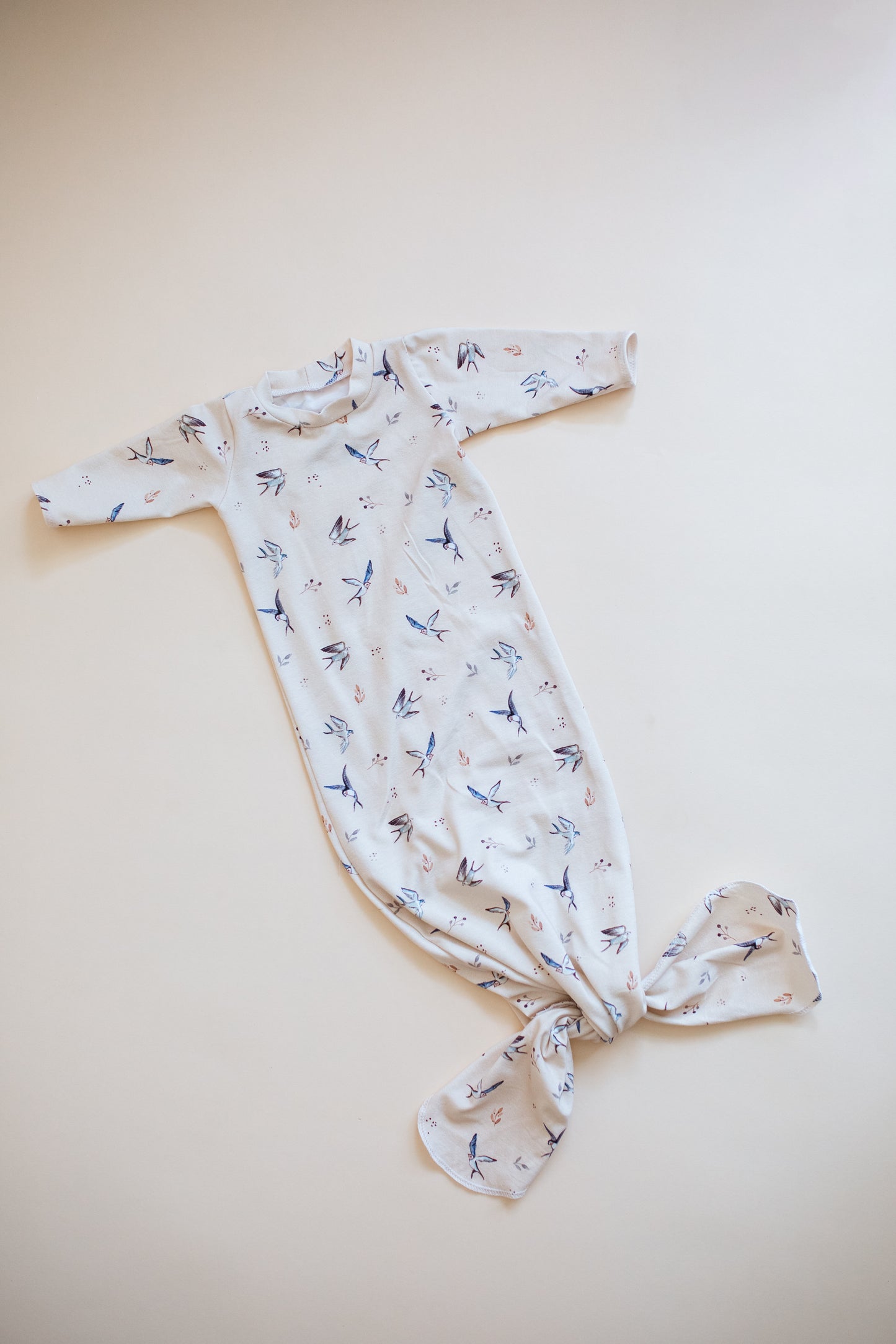 Birds Knotted Gown