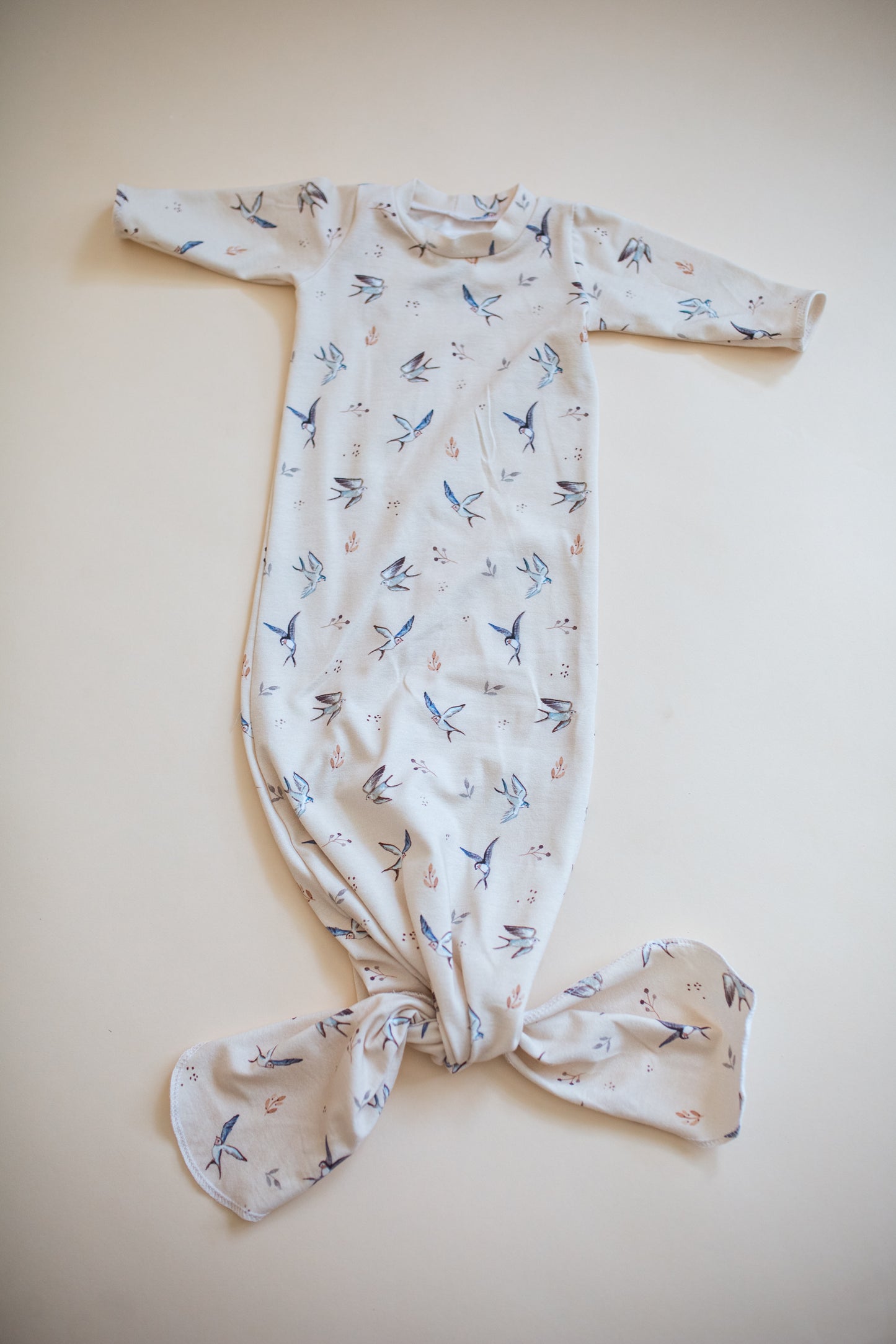 Birds Knotted Gown
