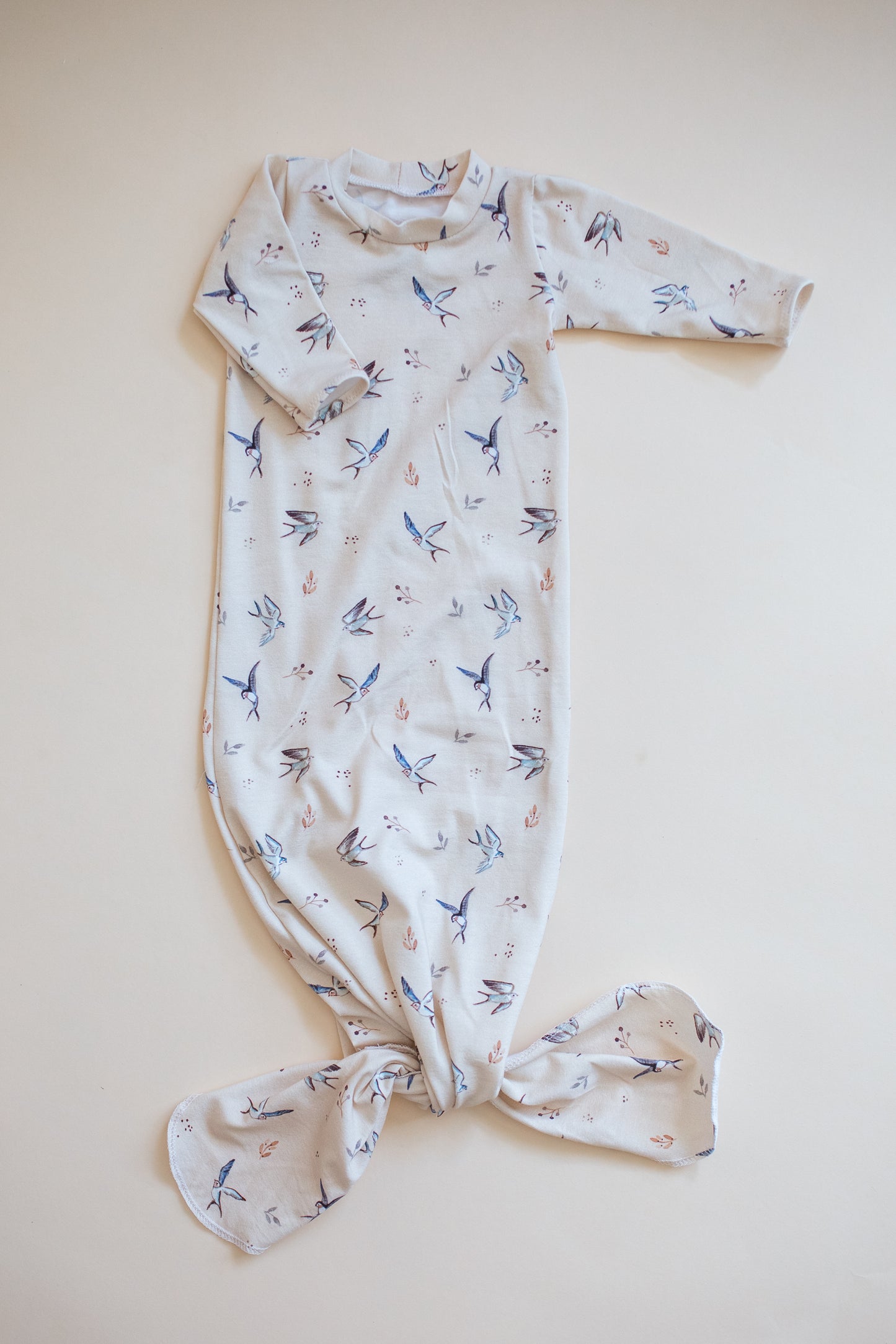 Birds Knotted Gown