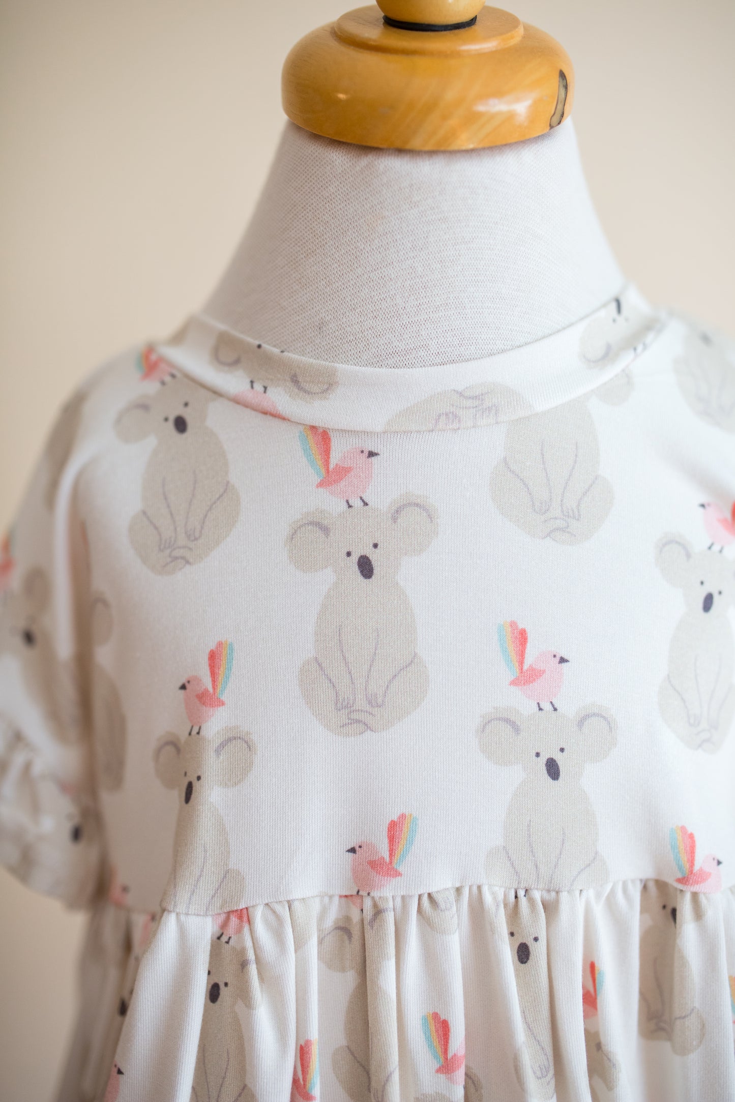Ruffle Koala Bird Dress