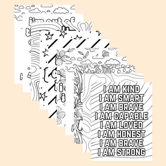 Affirmation Colouring Pages Free Download