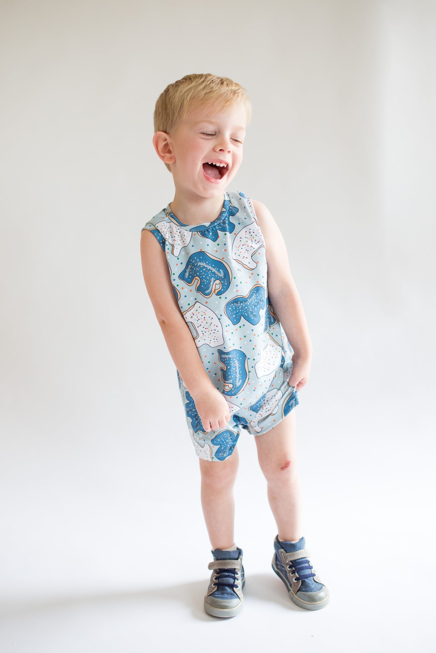 'Animal Cracker' Tank Romper