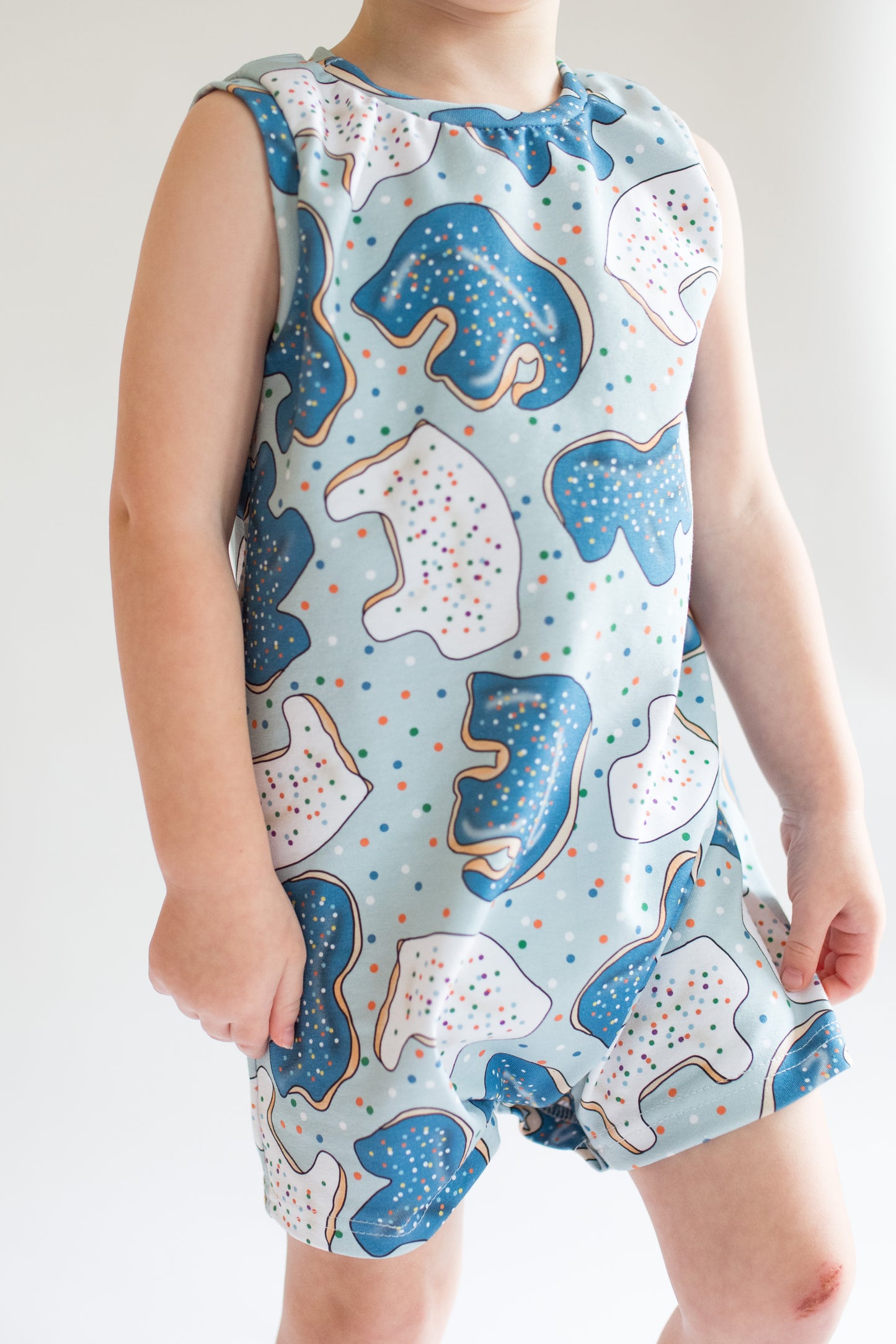 'Animal Cracker' Tank Romper