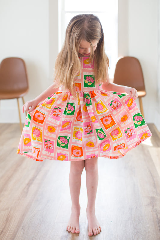 Seed Packet Twirl Dress
