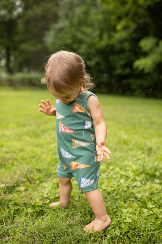 'Affirmations' Tank Romper