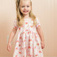 'Santa Party' Puff Sleeve Dress