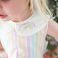 Embroidered Pastel Rainbow Dress