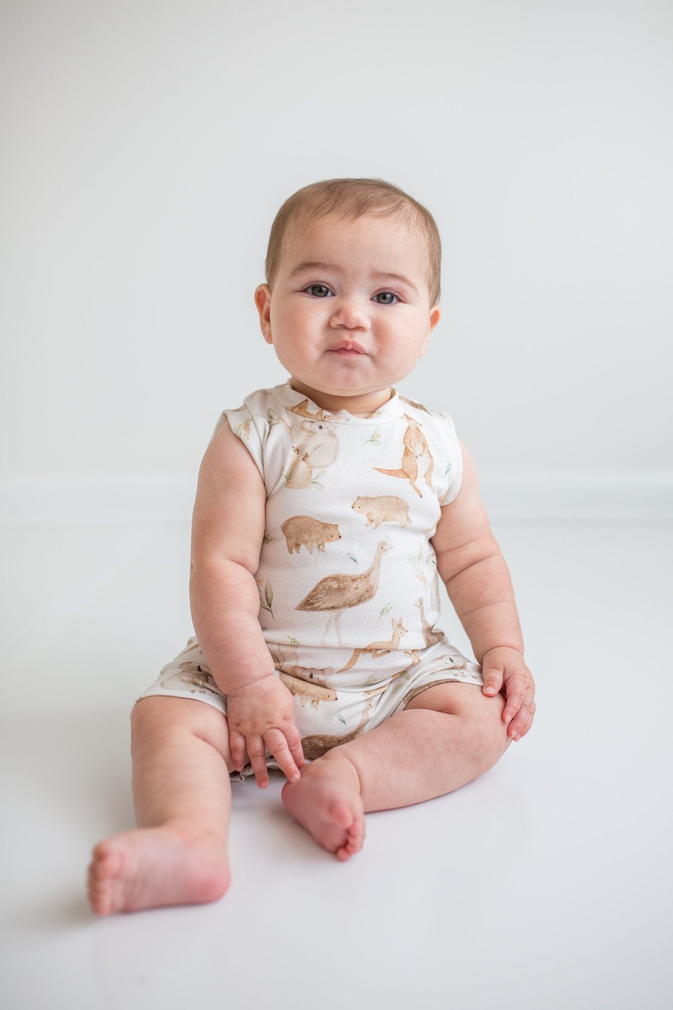 Australiana Tank Romper - Astrid & Friends