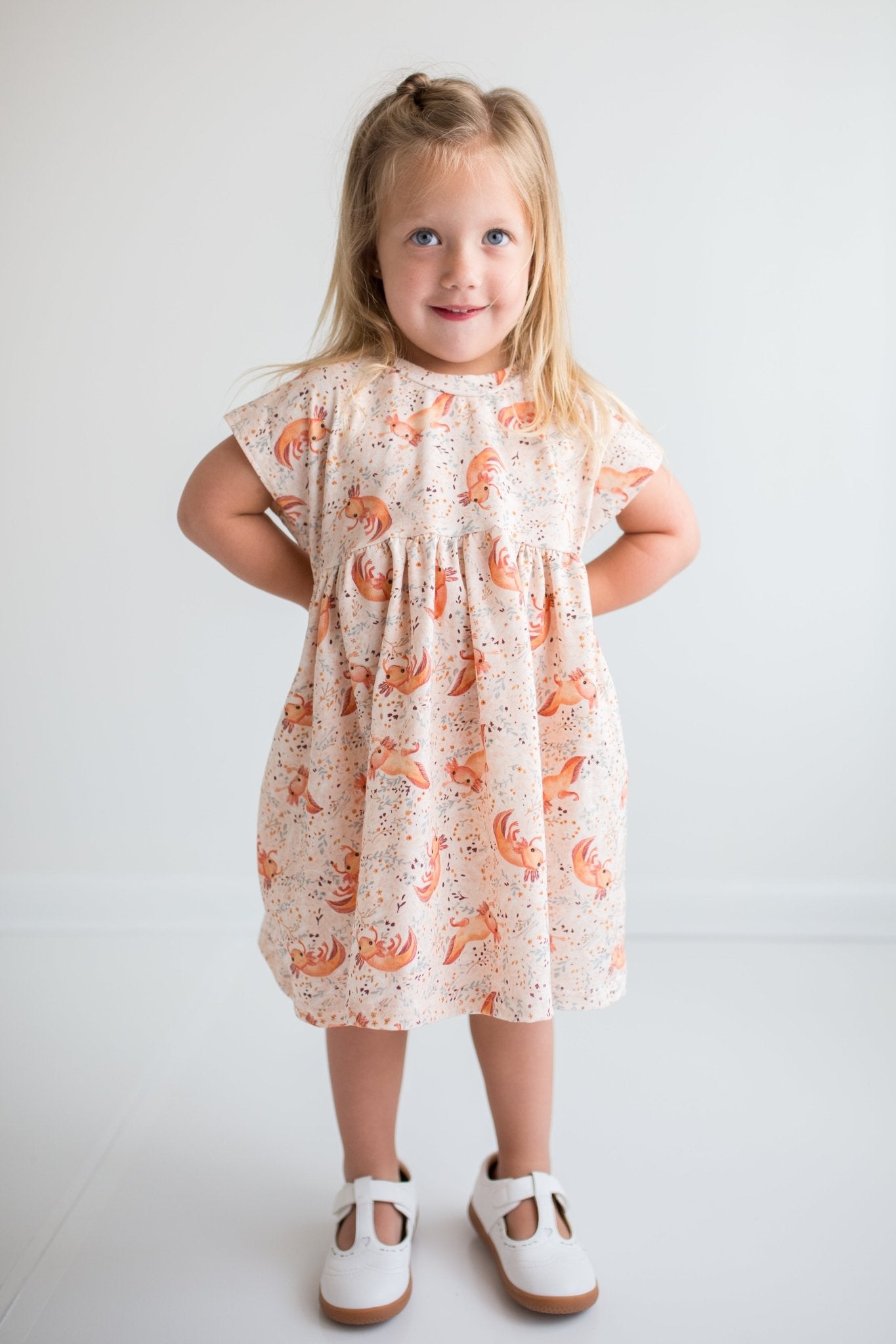 Axolotl Dolman Dress - Astrid & Friends