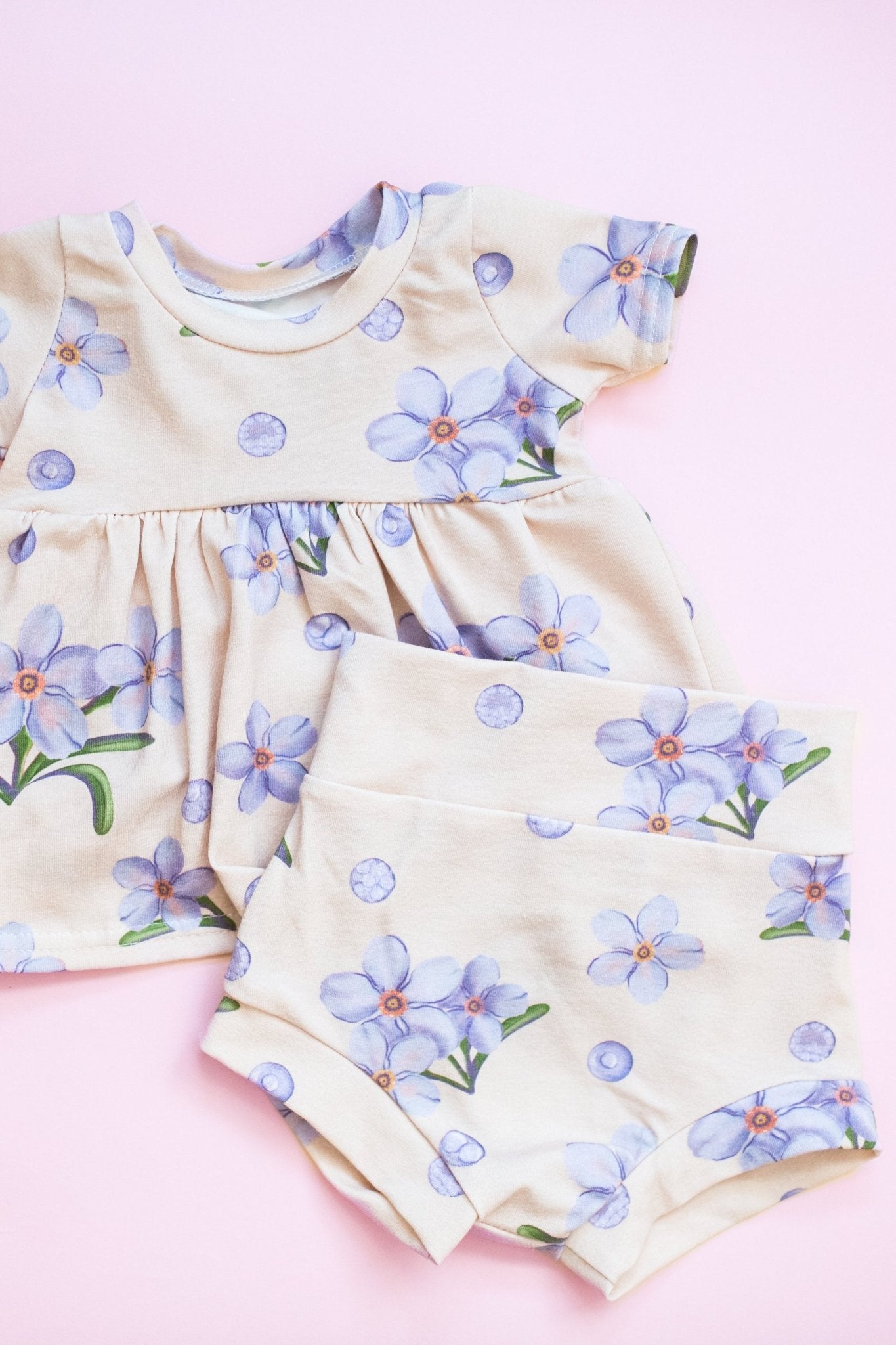 Embryo Floral Print Peplum Set - Astrid & Friends