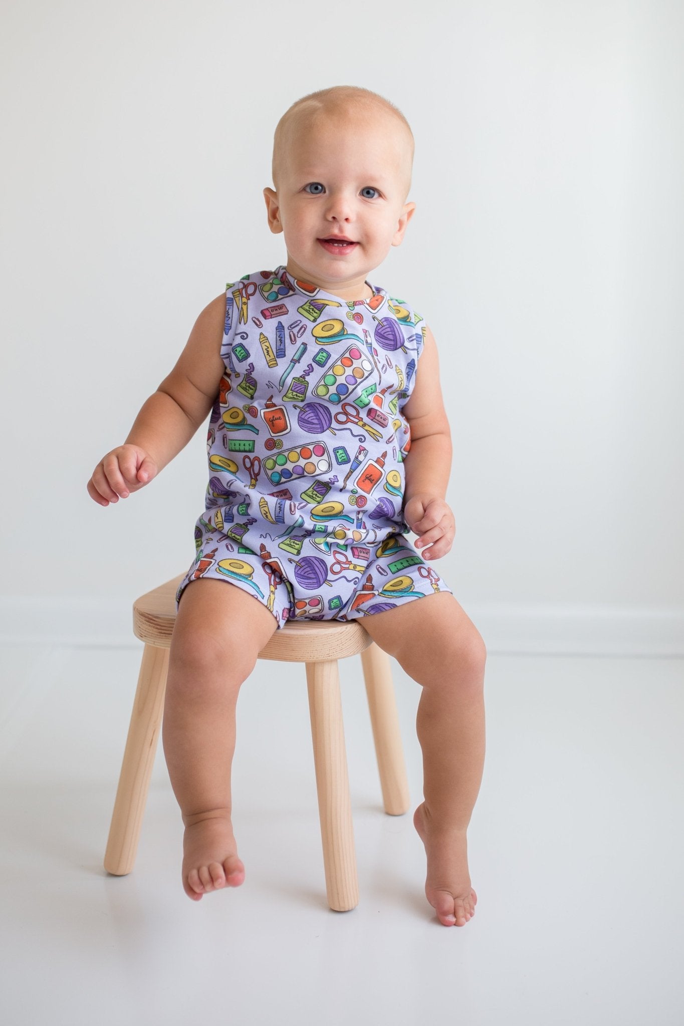 Little Artist Romper - Astrid & Friends