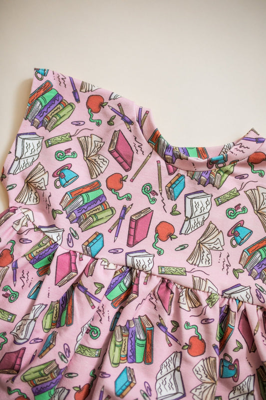 Little Reader Dolman Dress - Astrid & Friends