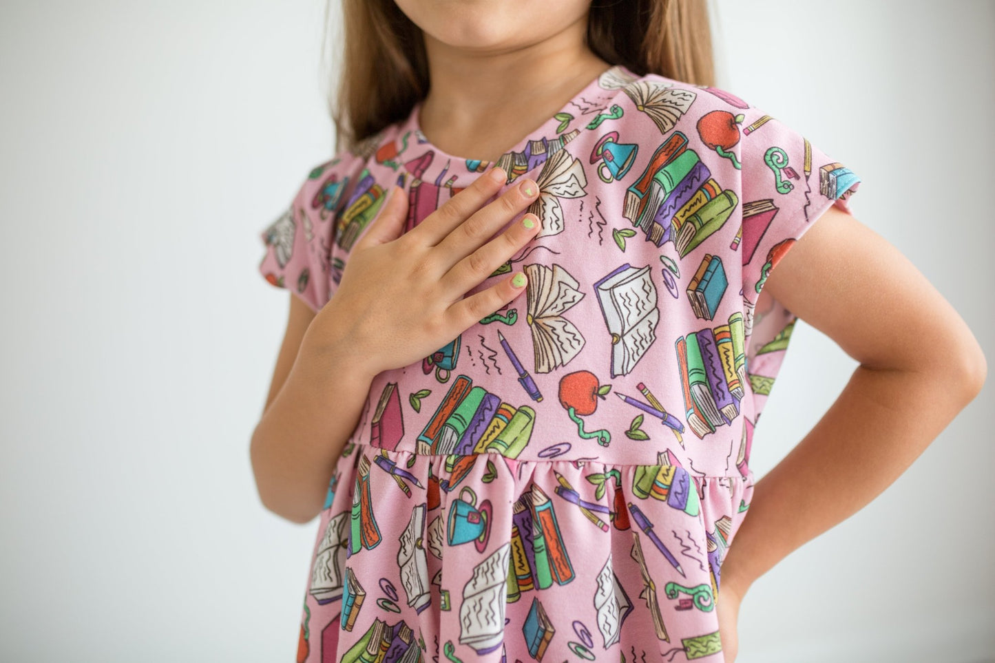 Little Reader Dolman Dress - Astrid & Friends