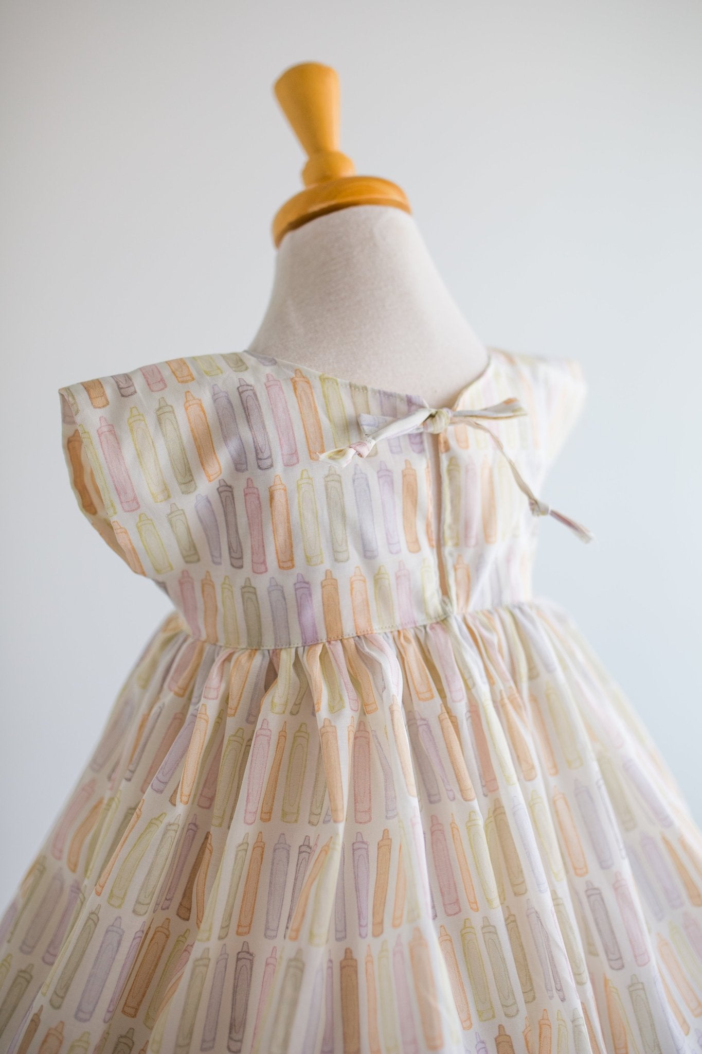 Pastel Crayon Twirl Dress - Astrid & Friends