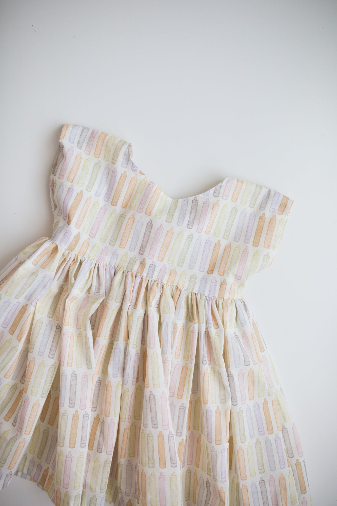 Pastel Crayon Twirl Dress - Astrid & Friends