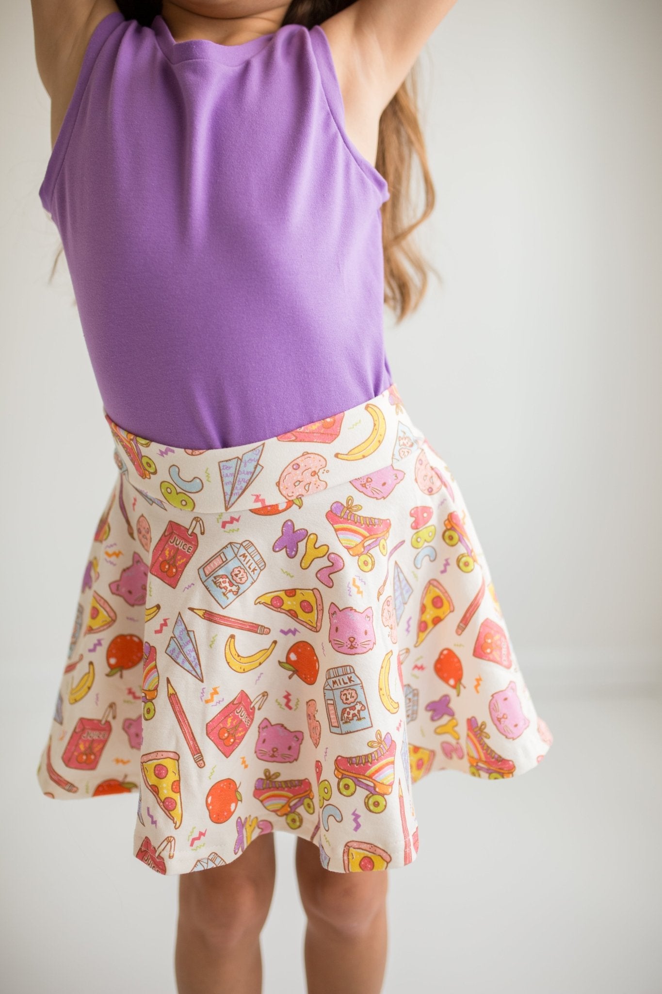 Retro School Skort and Tank Set - Astrid & Friends