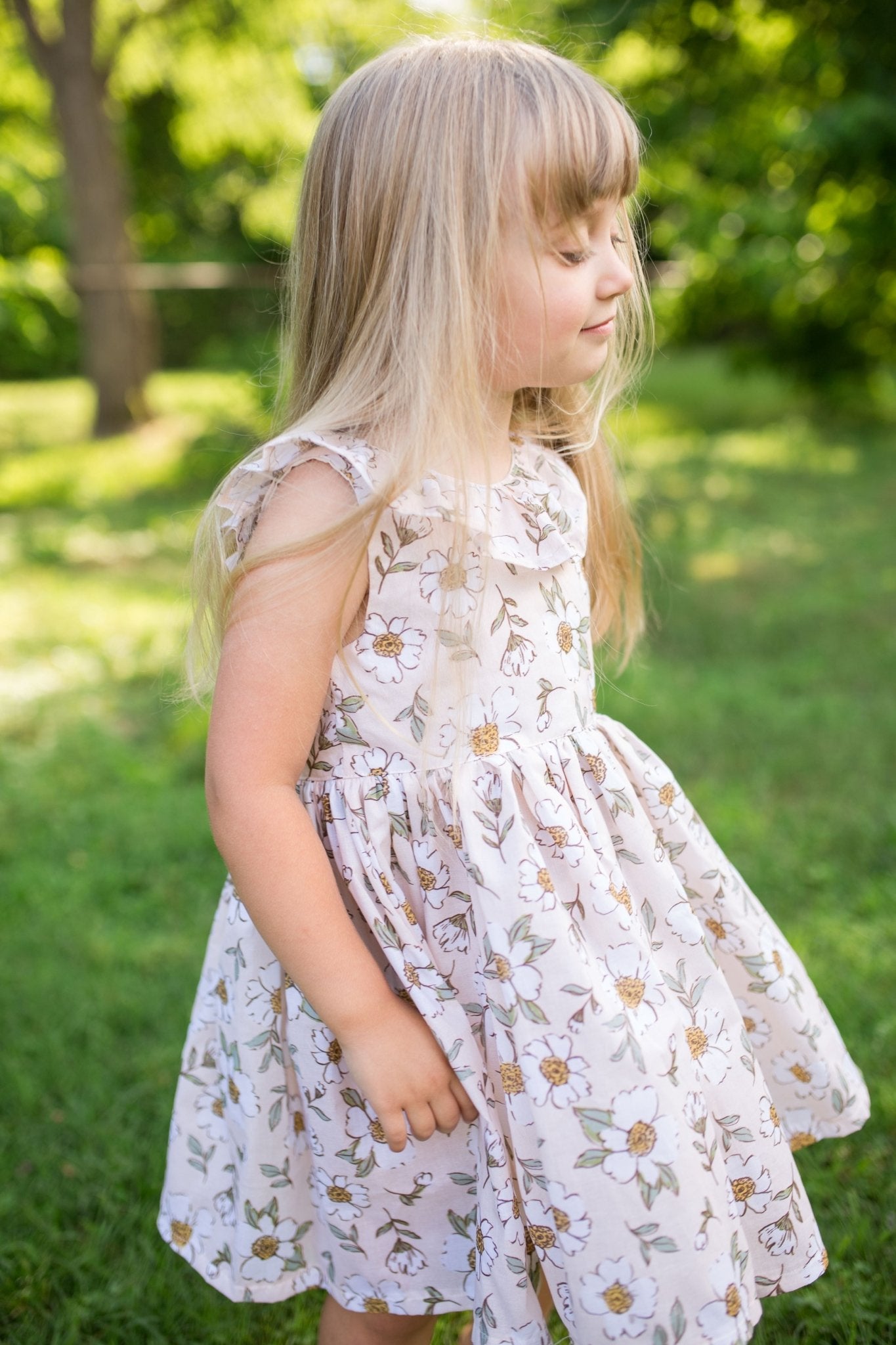 Timeless Floral Ruffle Dress - Astrid & Friends