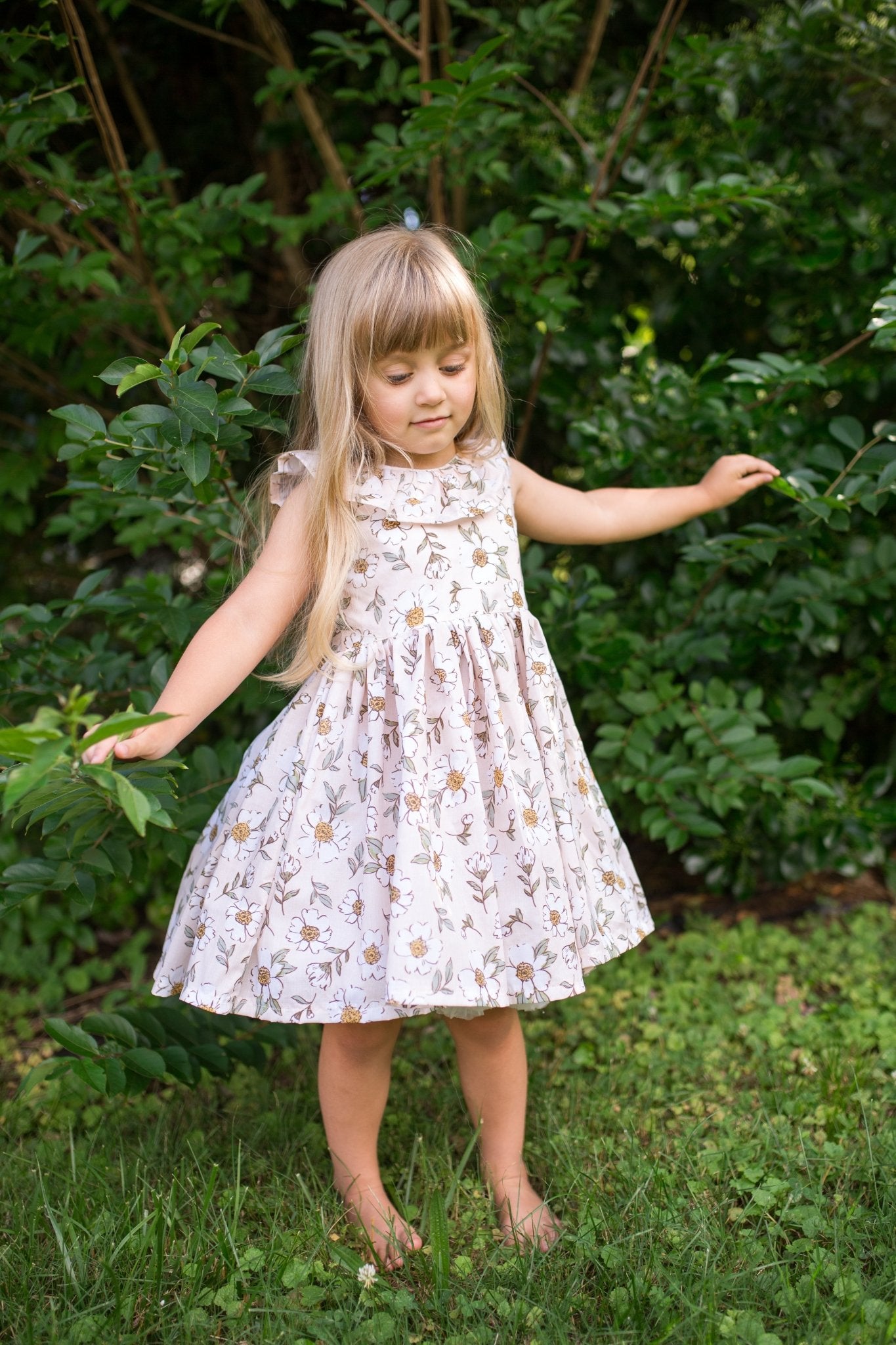 Timeless Floral Ruffle Dress - Astrid & Friends