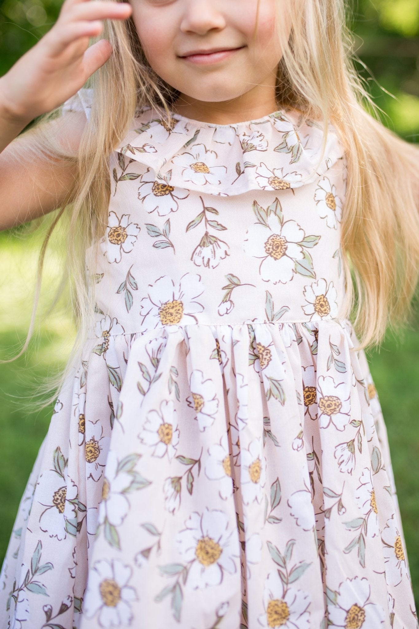 Timeless Floral Ruffle Dress - Astrid & Friends